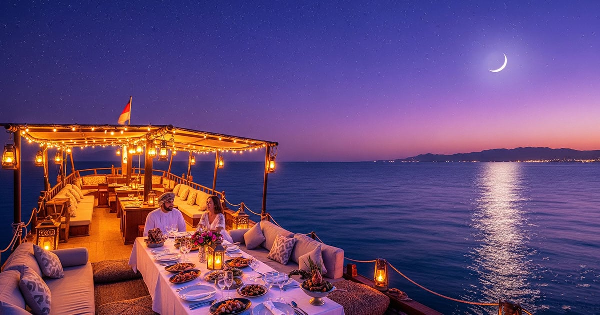 Dhow cruise dinner