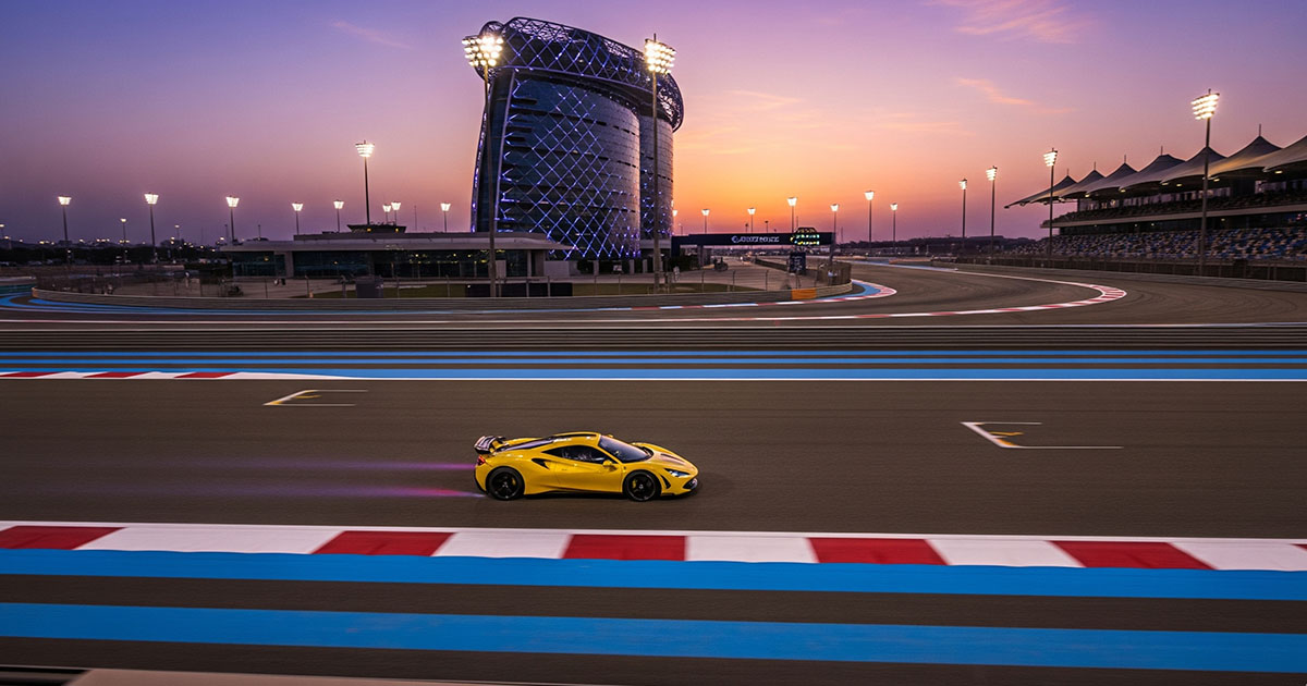 Yas Marina driving